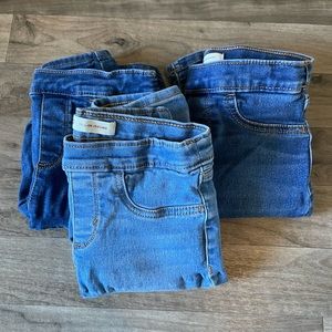 Levi's Lot of Big Girls Lightweight Soft Elastic Waistband Pull On Jeggings